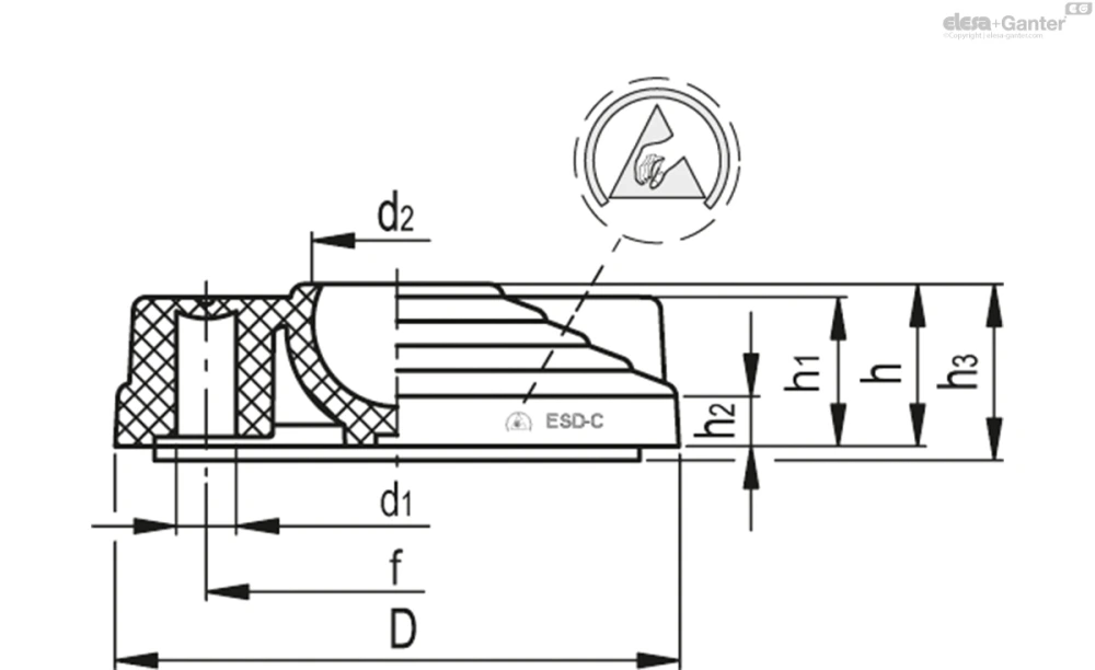 Чертёж BASE LV.F-AS-ESD-C