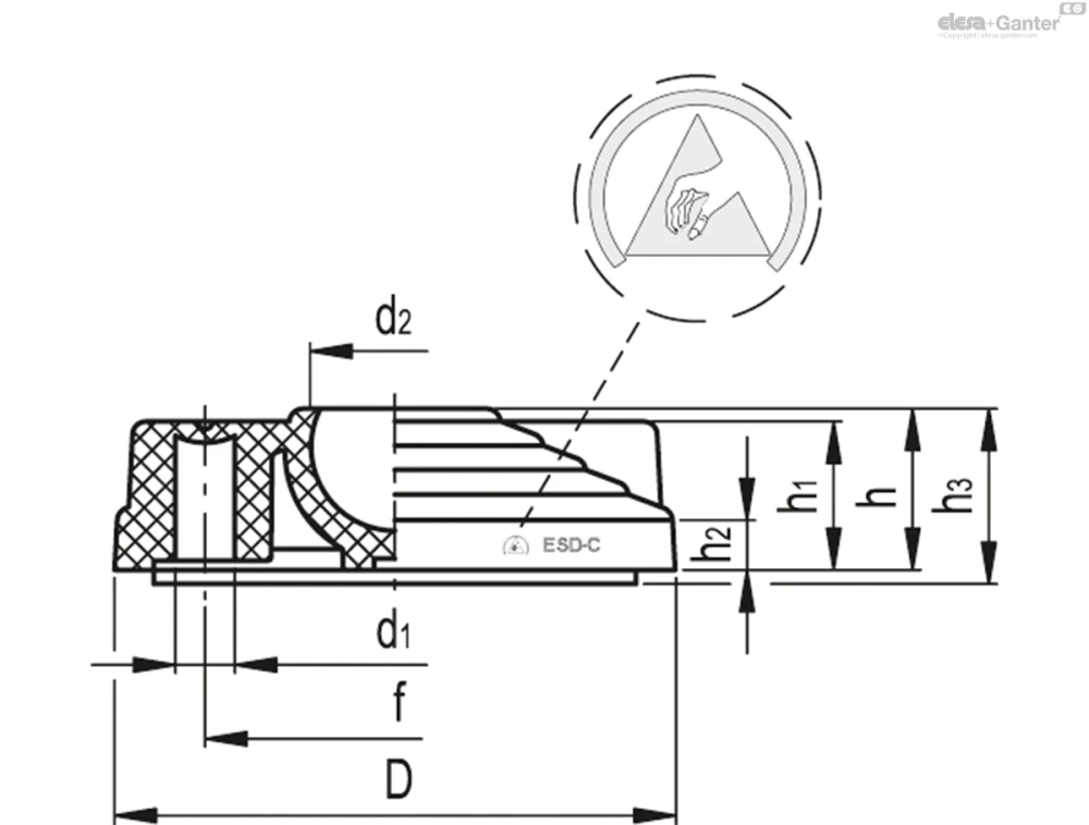 Чертёж BASE LV.F-ESD-C