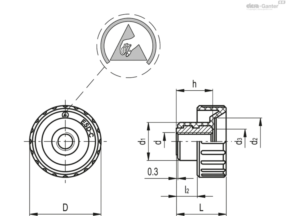 Чертёж BT-FP-ESD