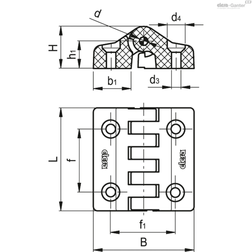 Чертёж CFA-F-SH