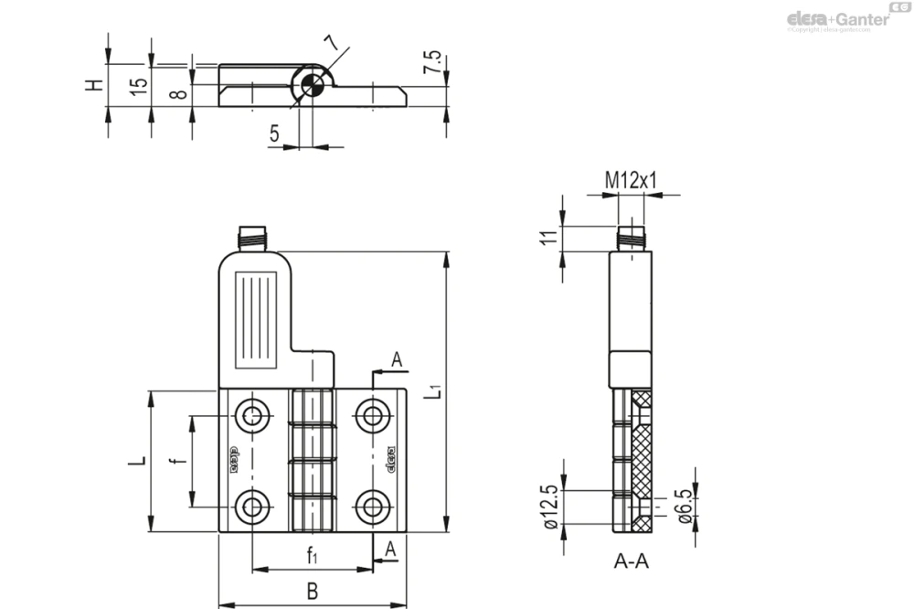 Чертёж CFSQ-C-A-S-IP69K