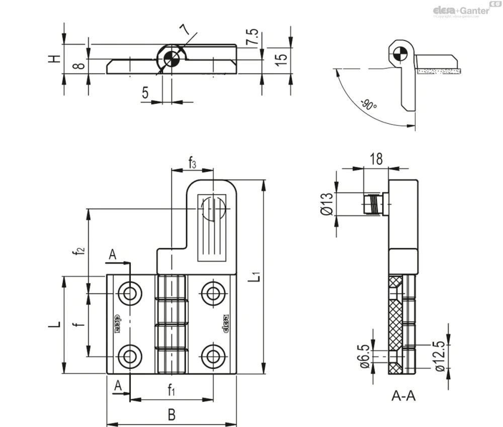 Чертёж CFSQ-C-B-D-EA