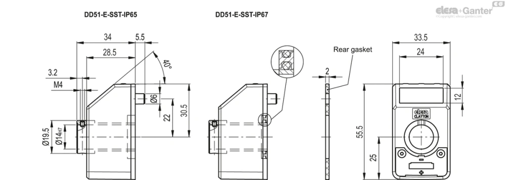 Чертёж DD51-E
