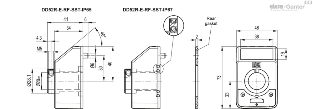 Чертёж DD52R-E-RF