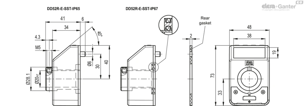 Чертёж DD52R-E