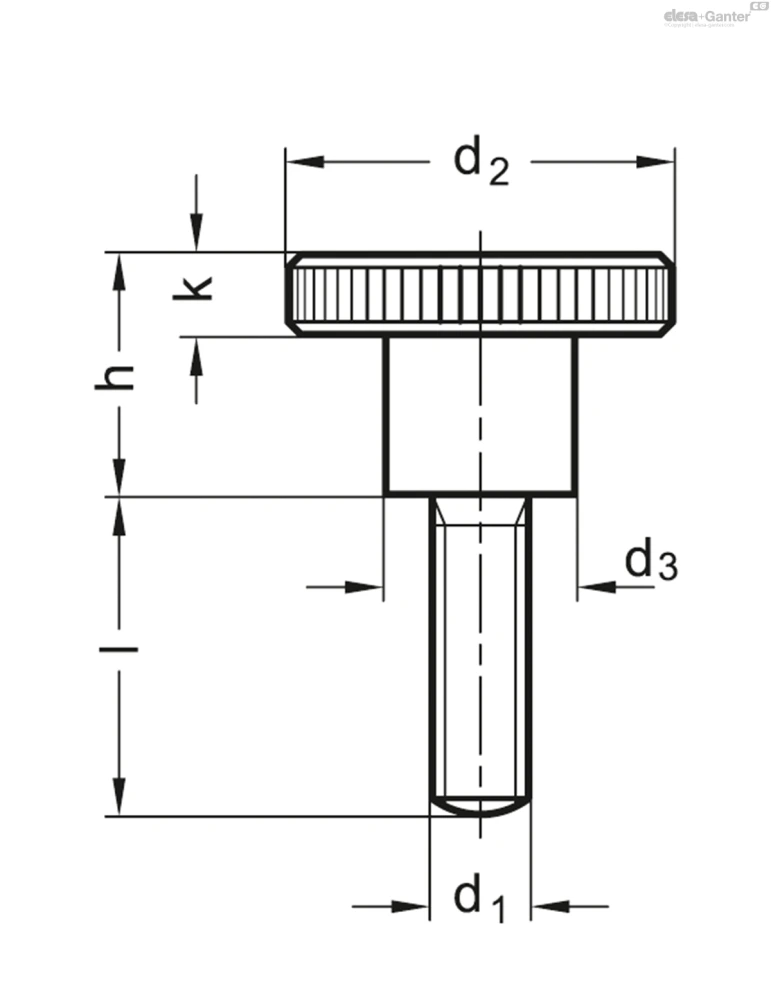 Чертёж DIN 464-SST