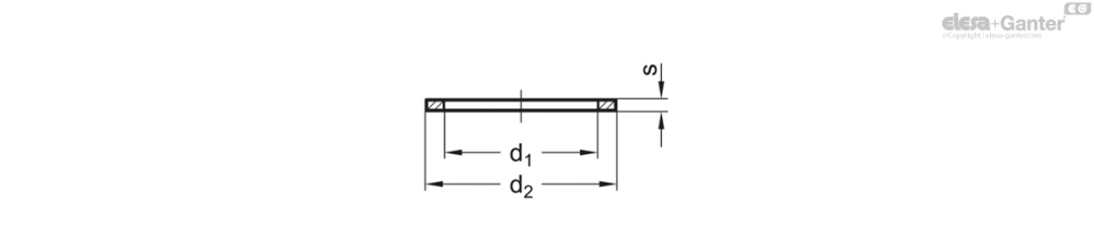 Чертёж DIN 7603-CU