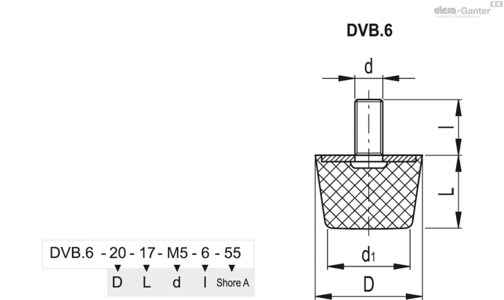 Чертёж DVB.6-SST