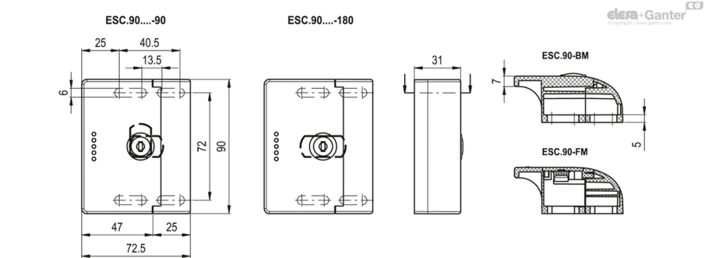 Чертёж ESC