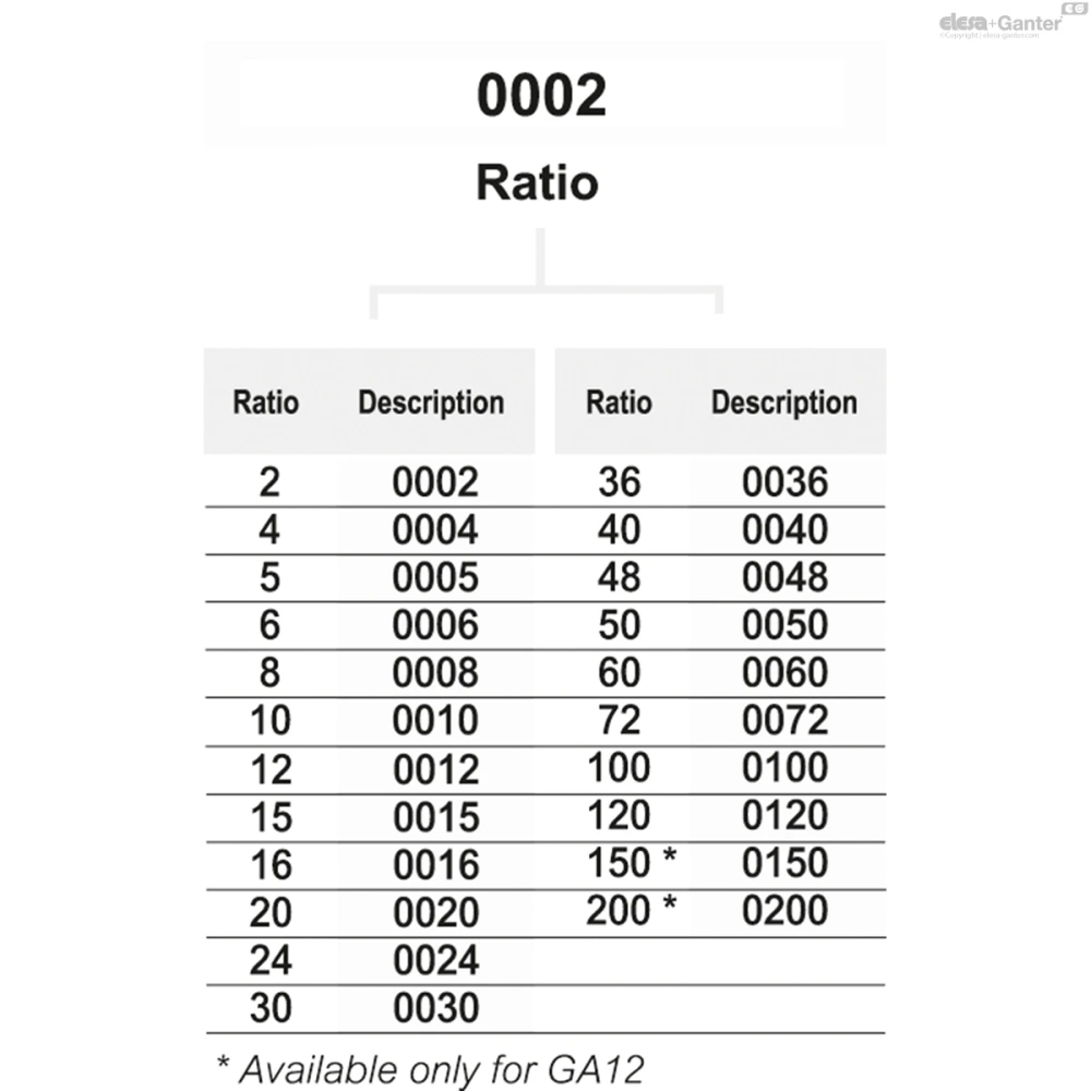 Чертёж GA11 - GA12