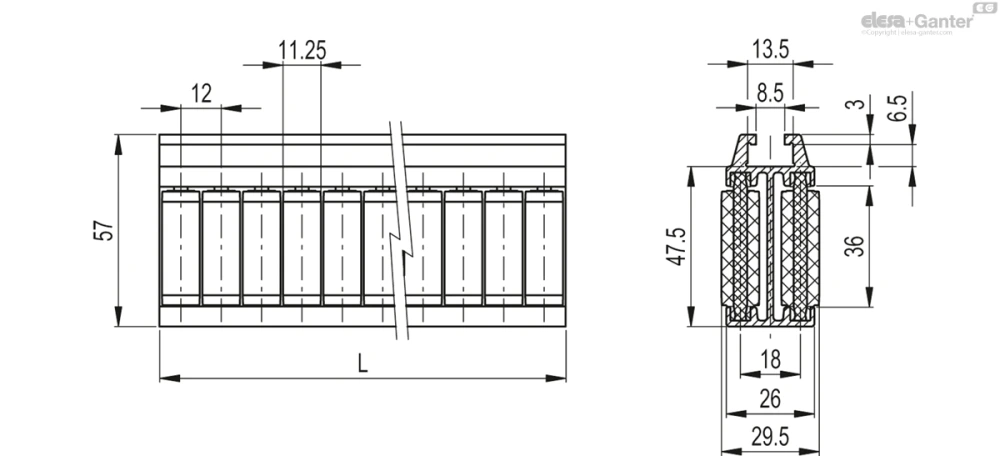 Чертёж GCA-2-RC