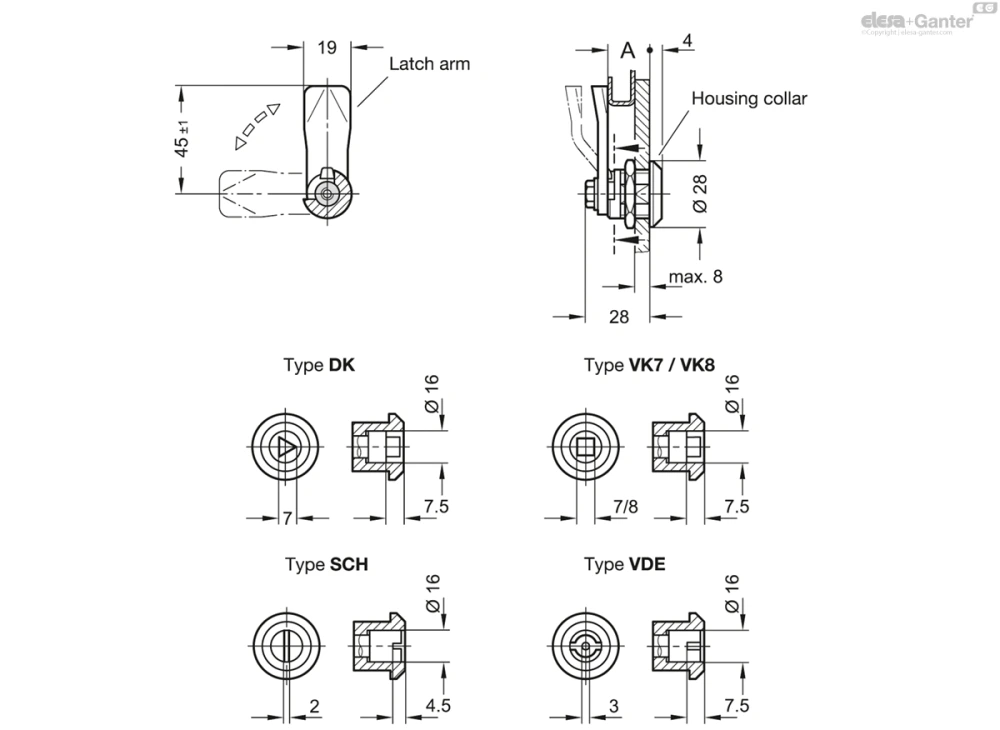 Чертёж GN 115-WSK-SST-NI
