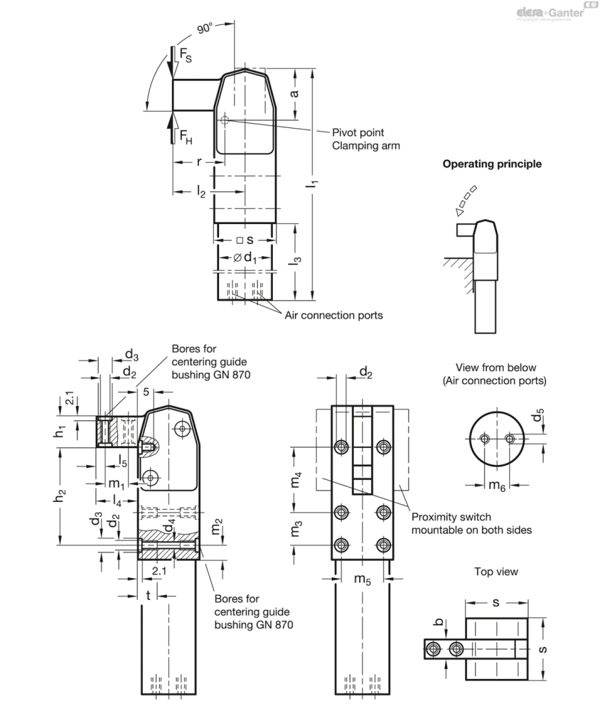 Чертёж GN 864-NC