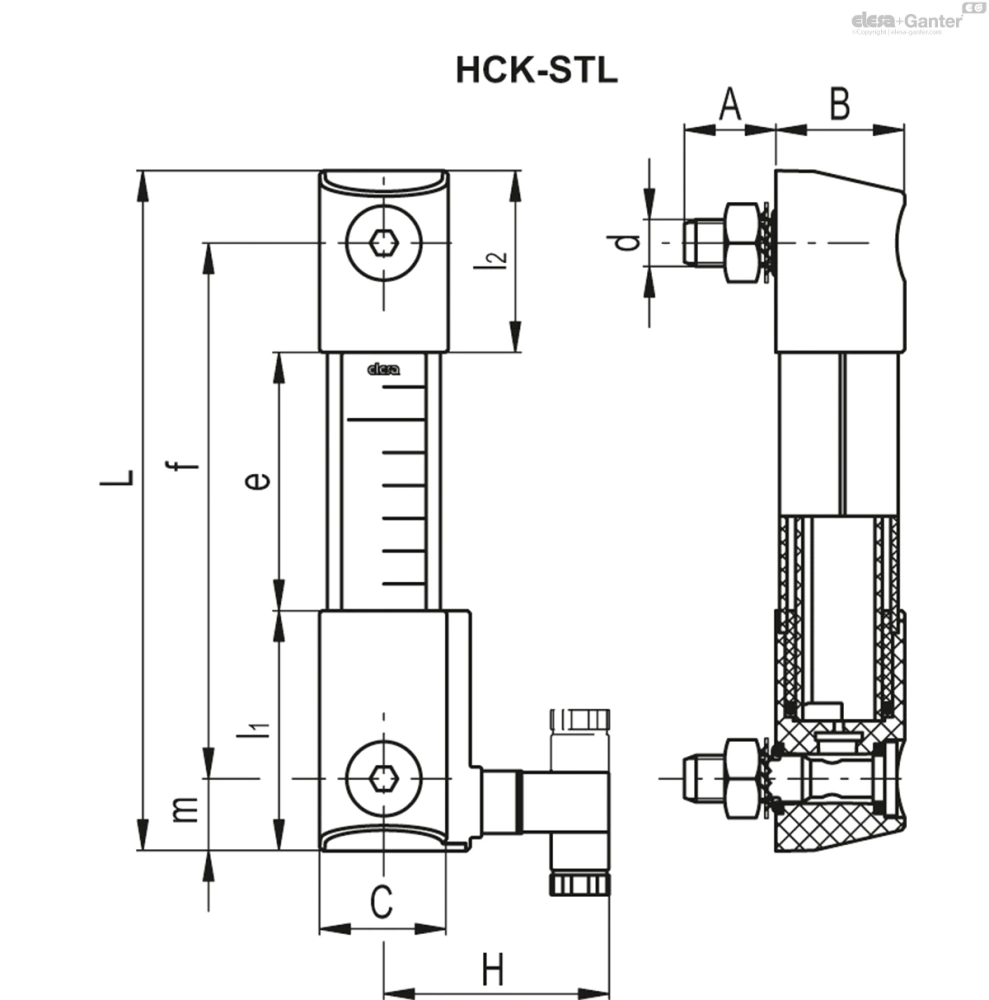 Чертёж HCK-S