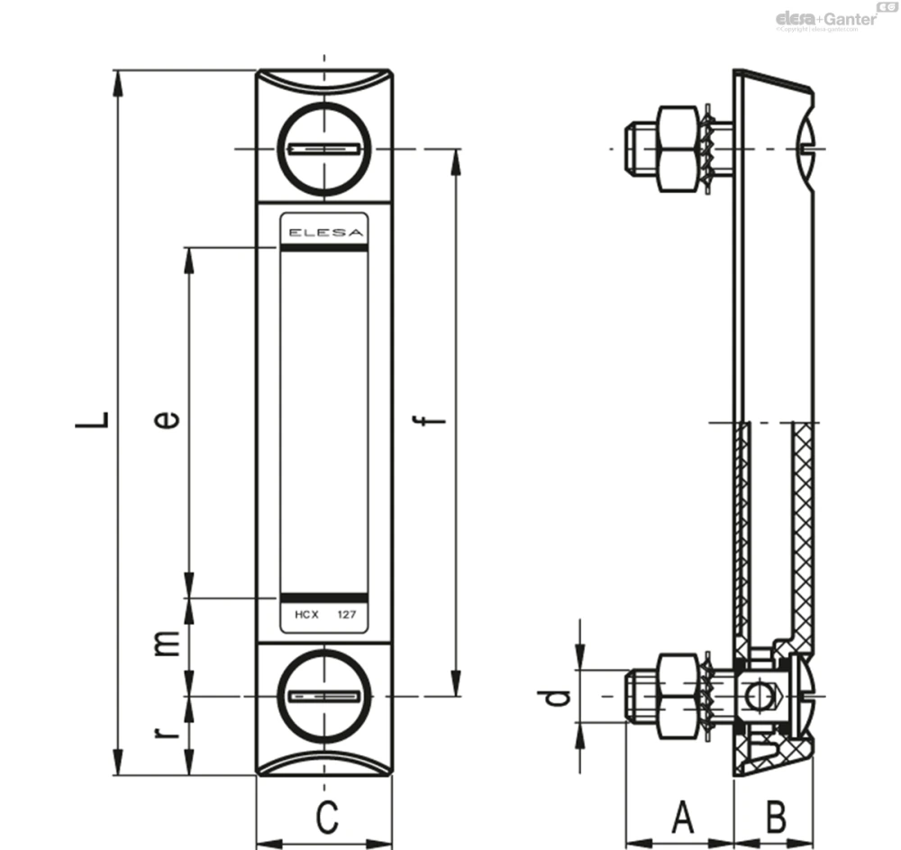 Чертёж HCX-AR-SST