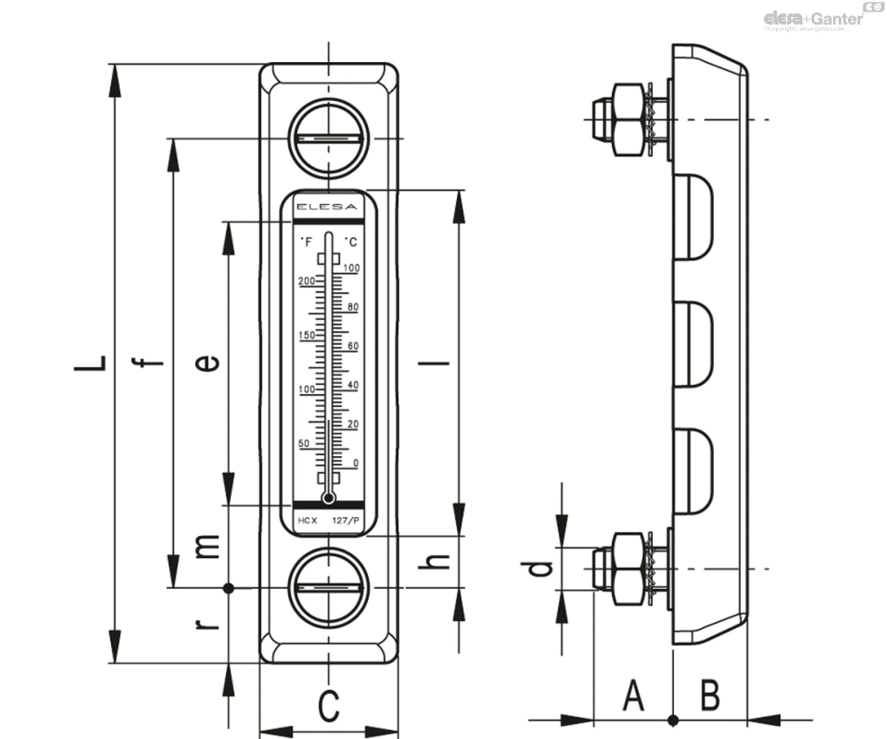Чертёж HCX/T-AR-PT-SST