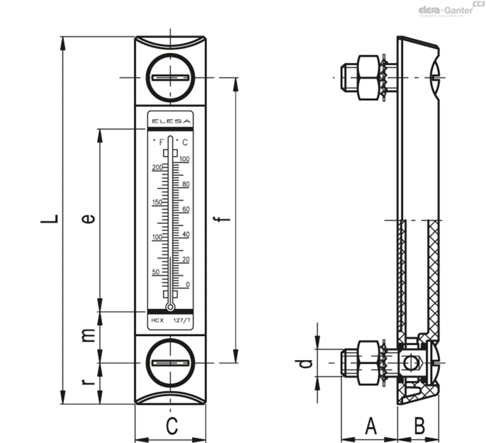 Чертёж HCX/T-AR-SST