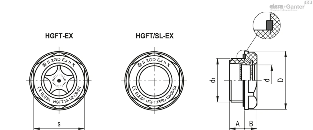 Чертёж HGFT-EX