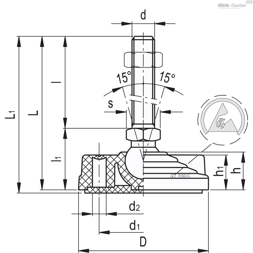 Чертёж LV.F-AS-ESD-C