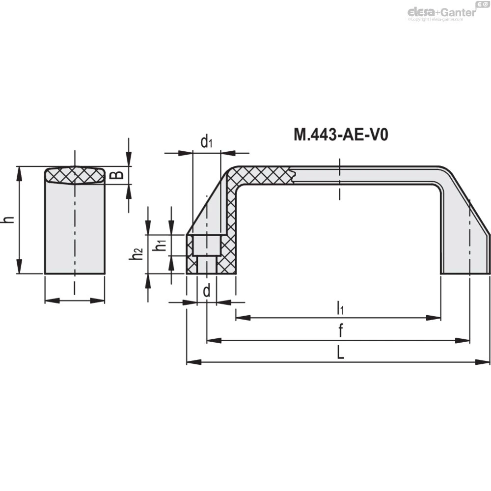 Чертёж M.443 AE-V0