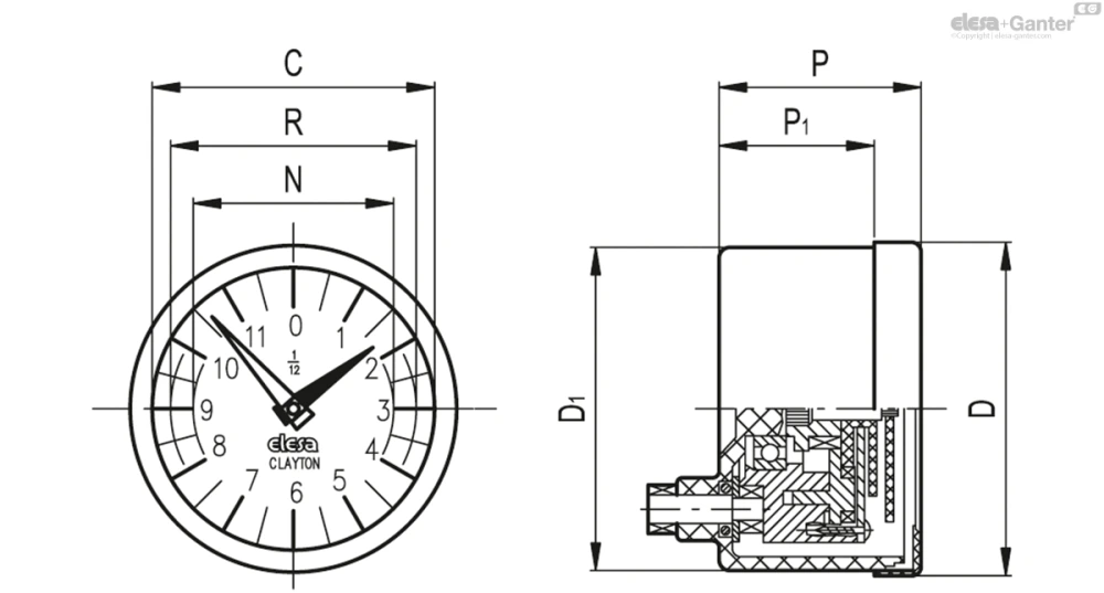 Чертёж PA11 - PA12