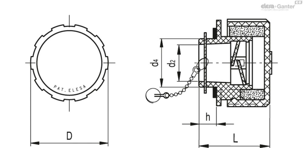 Чертёж SFP-BA+F-N