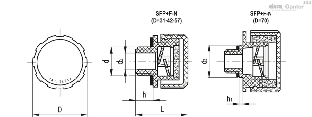 Чертёж SFP+F-FOAM-N