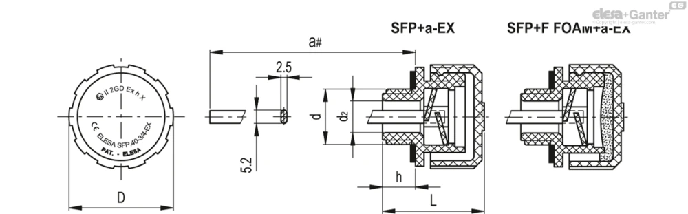 Чертёж SFP+a-EX
