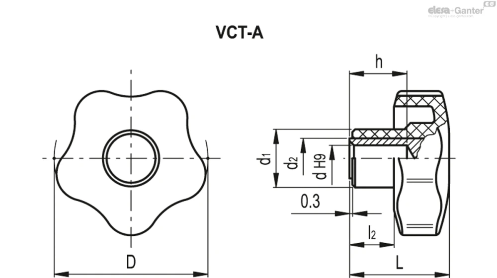 Чертёж VCT-A
