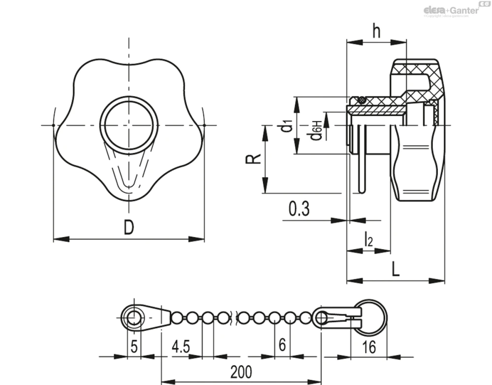 Чертёж VCT-B-LP