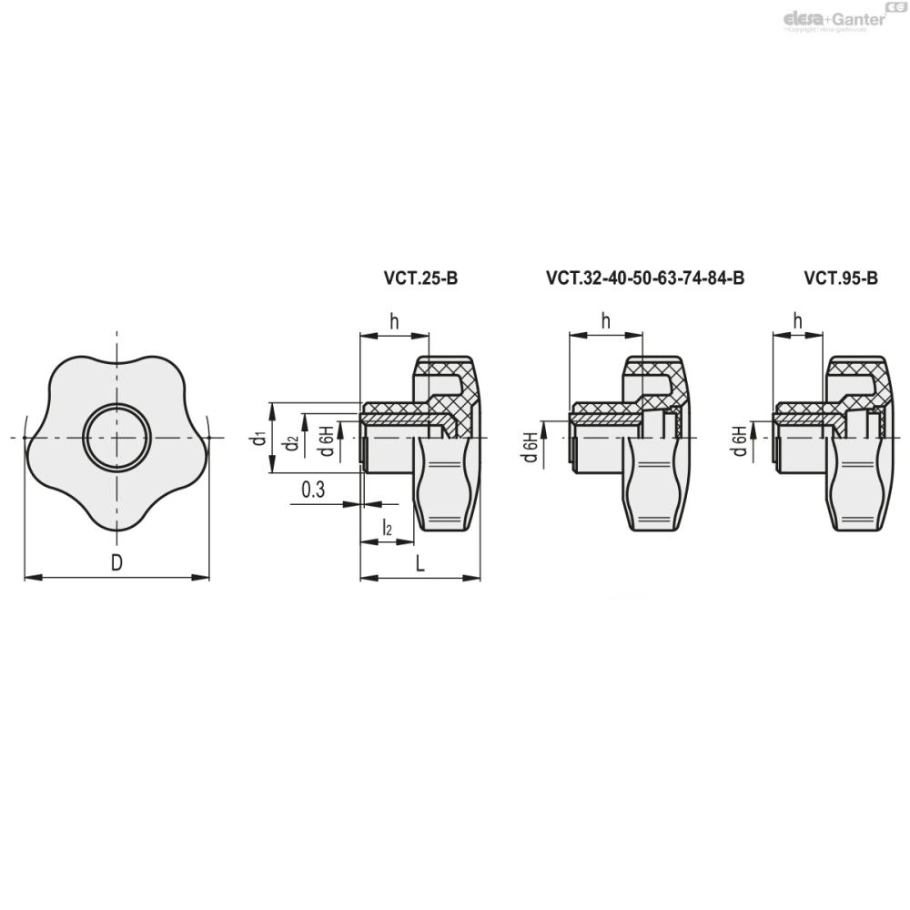 Чертёж VCT-B