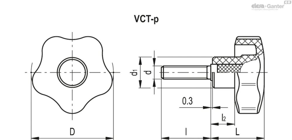 Чертёж VCT-p