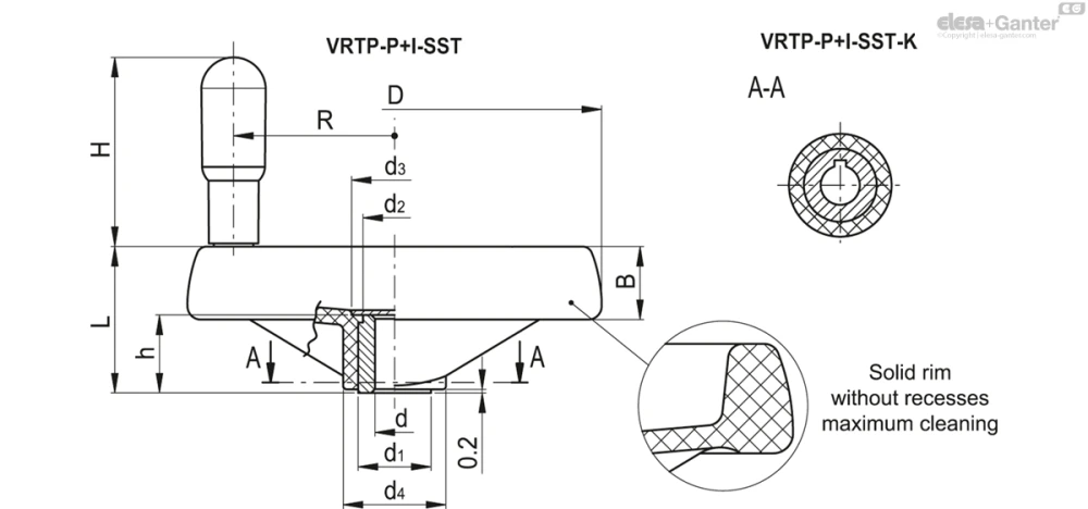 Чертёж VRTP-P+I-SST