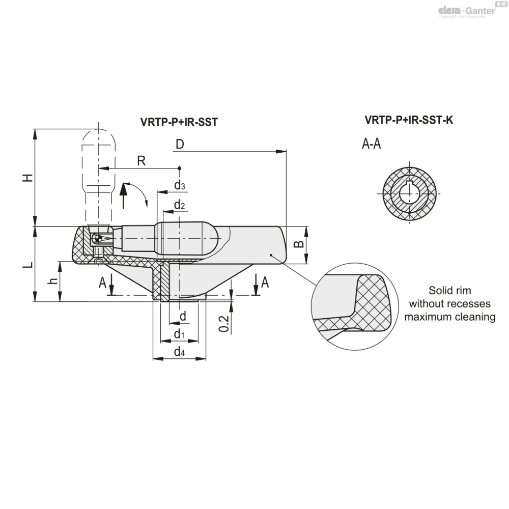 Чертёж VRTP-P+IR-SST