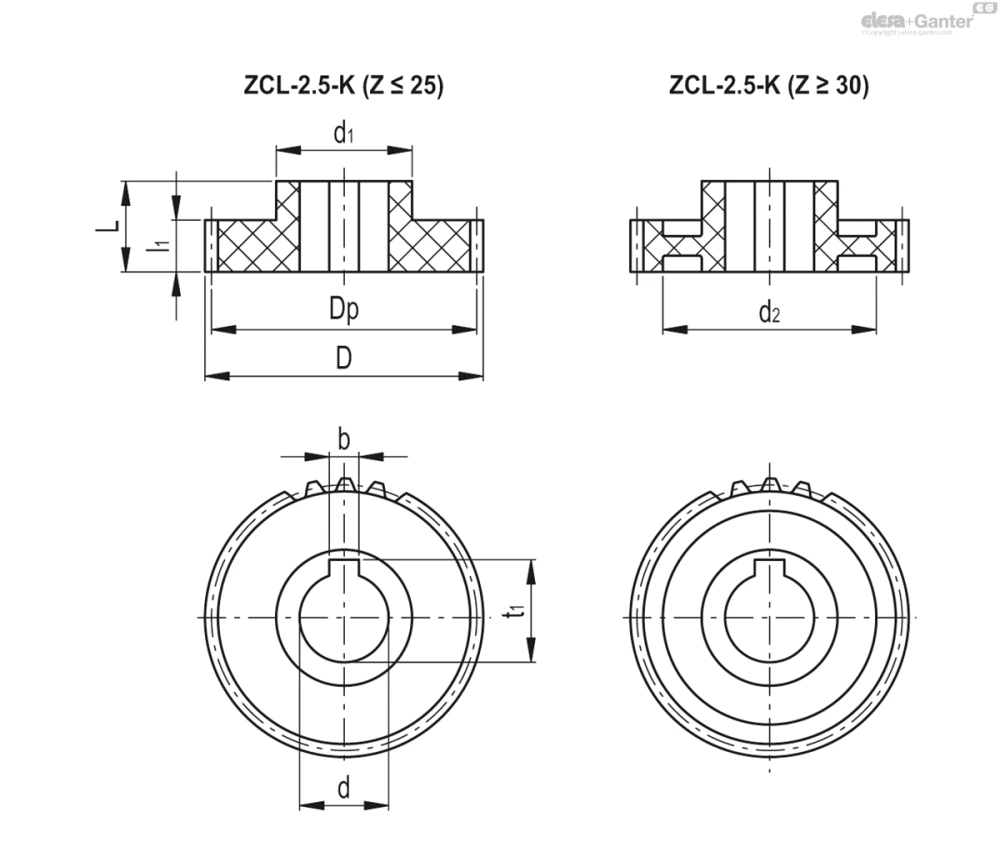 Чертёж ZCL-2.5-K