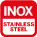 INOX - STAINLESS STEELТехнополимер со вставками из нержавеющей стали или полностью из нержавеющей стали AISI 303, 304 или 316. Отличная коррозионная стойкость для применения в секторах, где правовые нормы требуют обязательного использования коррозионно-стойких материалов, таких как пищевая, химическая и фармацевтическая промышленности, или для использования на открытом воздухе с неблагоприятными условиями окружающей среды.