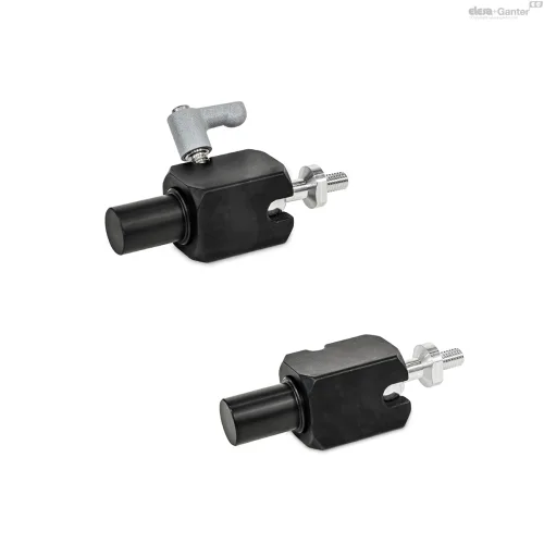 GN 487-10-W-M5-S-2-ES — Крепежные зажимы с шарнирным шаровым соединителем