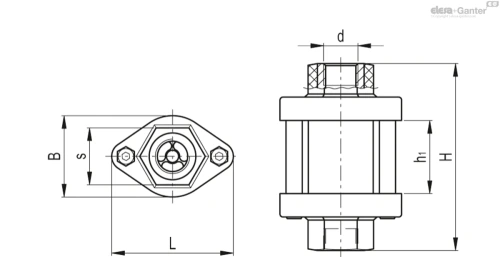 Схема HVF-SST (G1/4 - G3/8 - G1/2)